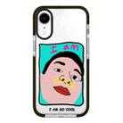 For iPhone XR Simple Illustration Pattern Full Coverage Phone Case(Cool Couple B) - 1