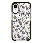 For iPhone XR Simple Illustration Pattern Full Coverage Phone Case(Fresh Flower C) - 1