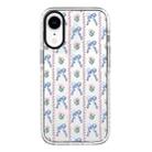 For iPhone XR Simple Illustration Pattern Full Coverage Phone Case(Bowknot Flowers) - 1