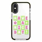 For iPhone XS Max Simple Illustration Pattern Full Coverage Phone Case(Good Day A) - 1