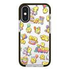 For iPhone XS Max Simple Illustration Pattern Full Coverage Phone Case(Duck Holiday B) - 1