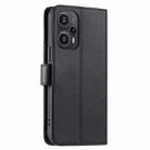 For Xiaomi Poco F5 Ring Buckle Rhombic Leather Phone Case(Black) - 3