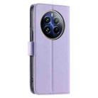 For Realme 12 Pro 5G / 12 Pro+ 5G Ring Buckle Rhombic Leather Phone Case(Purple) - 3