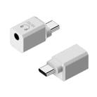 Type-C / USB-C to 3.5mm Earphone Digital Audio Adapter(White) - 1