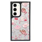 For Samsung Galaxy S22 5G Creative Art Pattern Full Coverage Phone Case(Sweet Pink D) - 1