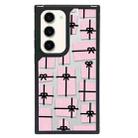 For Samsung Galaxy S22 5G Creative Art Pattern Full Coverage Phone Case(Sweet Pink E) - 1