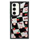 For Samsung Galaxy S22 5G Creative Art Pattern Full Coverage Phone Case(Sweet Cool Plaid A) - 1