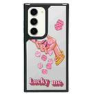 For Samsung Galaxy S22 5G Creative Art Pattern Full Coverage Phone Case(Lucky Dice A) - 1