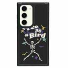 For Samsung Galaxy S22 5G Creative Art Pattern Full Coverage Phone Case(Love and Freedom B) - 1