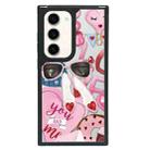 For Samsung Galaxy S22 5G Creative Art Pattern Full Coverage Phone Case(Girl Dream C) - 1