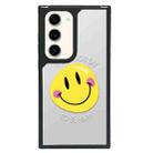 For Samsung Galaxy S22 5G Creative Art Pattern Full Coverage Phone Case(Smiley Face A) - 1