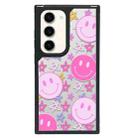 For Samsung Galaxy S22 5G Creative Art Pattern Full Coverage Phone Case(Smiley Face C) - 1