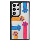 For Samsung Galaxy S22 Ultra 5G Creative Art Pattern Full Coverage Phone Case(Colorful Dog B) - 1