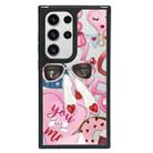 For Samsung Galaxy S22 Ultra 5G Creative Art Pattern Full Coverage Phone Case(Girl Dream C) - 1