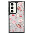 For Samsung Galaxy S22+ 5G Creative Art Pattern Full Coverage Phone Case(Sweet Pink D) - 1