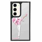 For Samsung Galaxy S22+ 5G Creative Art Pattern Full Coverage Phone Case(Fashion Girl A) - 1