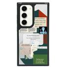 For Samsung Galaxy S23 5G Creative Art Pattern Full Coverage Phone Case(Quotes Tags B) - 1