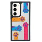 For Samsung Galaxy S23 5G Creative Art Pattern Full Coverage Phone Case(Colorful Dog B) - 1