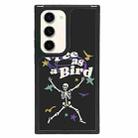 For Samsung Galaxy S23 5G Creative Art Pattern Full Coverage Phone Case(Love and Freedom B) - 1