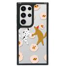 For Samsung Galaxy S23 Ultra 5G Creative Art Pattern Full Coverage Phone Case(Colorful Dog C) - 1
