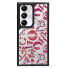 For Samsung Galaxy S24 5G Creative Art Pattern Full Coverage Phone Case(Sweet Pink A) - 1