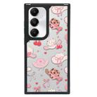 For Samsung Galaxy S24 5G Creative Art Pattern Full Coverage Phone Case(Sweet Pink D) - 1