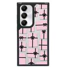 For Samsung Galaxy S24 5G Creative Art Pattern Full Coverage Phone Case(Sweet Pink E) - 1