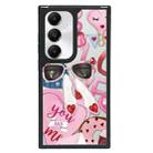 For Samsung Galaxy S24 5G Creative Art Pattern Full Coverage Phone Case(Girl Dream C) - 1