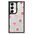 For Samsung Galaxy S24 5G Creative Art Pattern Full Coverage Phone Case(Smiley Face B) - 1