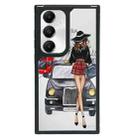 For Samsung Galaxy S24+ 5G Creative Art Pattern Full Coverage Phone Case(Fashion Girl F) - 1