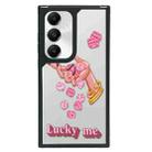 For Samsung Galaxy S24+ 5G Creative Art Pattern Full Coverage Phone Case(Lucky Dice A) - 1