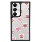 For Samsung Galaxy S24+ 5G Creative Art Pattern Full Coverage Phone Case(Smiley Face B) - 1