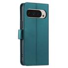 For Google Pixel 9 Pro XL Ring Buckle Rhombic Leather Phone Case(Green) - 3