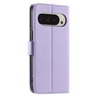 For Google Pixel 9 Pro XL Ring Buckle Rhombic Leather Phone Case(Purple) - 3