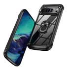 For Google Pixel 9 Pro XL TPU + PC Lens Protection Phone Case with Ring Holder(Black) - 2