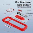 For Google Pixel 9 Pro XL TPU + PC Lens Protection Phone Case with Ring Holder(Red) - 3