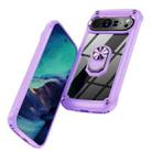 For Google Pixel 9 / 9 Pro TPU + PC Lens Protection Phone Case with Ring Holder(Purple) - 2