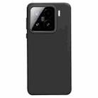 For Xiaomi 15 Liquid Silicone Skin-friendly Shockproof Phone Case(Black) - 1