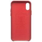 For iPhone XR QIALINO Shockproof Cowhide Leather Protective Case(Red) - 2