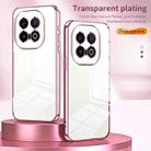 For vivo iQOO 13 Transparent Plating Fine Hole Phone Case(Gold) - 2