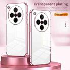 For OPPO Find X8 Transparent Plating Fine Hole Phone Case(Transparent) - 2