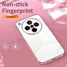 For OPPO Find X8 Transparent Plating Fine Hole Phone Case(Silver) - 3