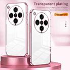 For OPPO Find X8 Pro Transparent Plating Fine Hole Phone Case(Blue) - 2