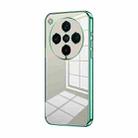 For OPPO Find X8 Pro Transparent Plating Fine Hole Phone Case(Green) - 1