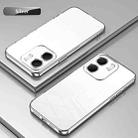 For OPPO A5x 5G Global Transparent Plating Fine Hole Phone Case(Silver) - 2