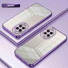 For Huawei nova 14 Transparent Plating Fine Hole Phone Case(Purple) - 2