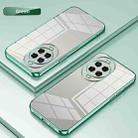 For Huawei nova 14 Pro Transparent Plating Fine Hole Phone Case(Green) - 2