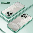 For Huawei Hi Enjoy 80s Transparent Plating Fine Hole Phone Case(Green) - 2