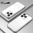 For Huawei Hi Enjoy 80s Transparent Plating Fine Hole Phone Case(Silver) - 2