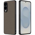 For Samsung Galaxy S25 Edge 5G Carbon Fiber Texture Printing Phone Case(Black) - 1